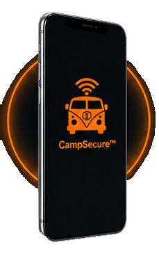 CampSecure™ App auf Smartphone